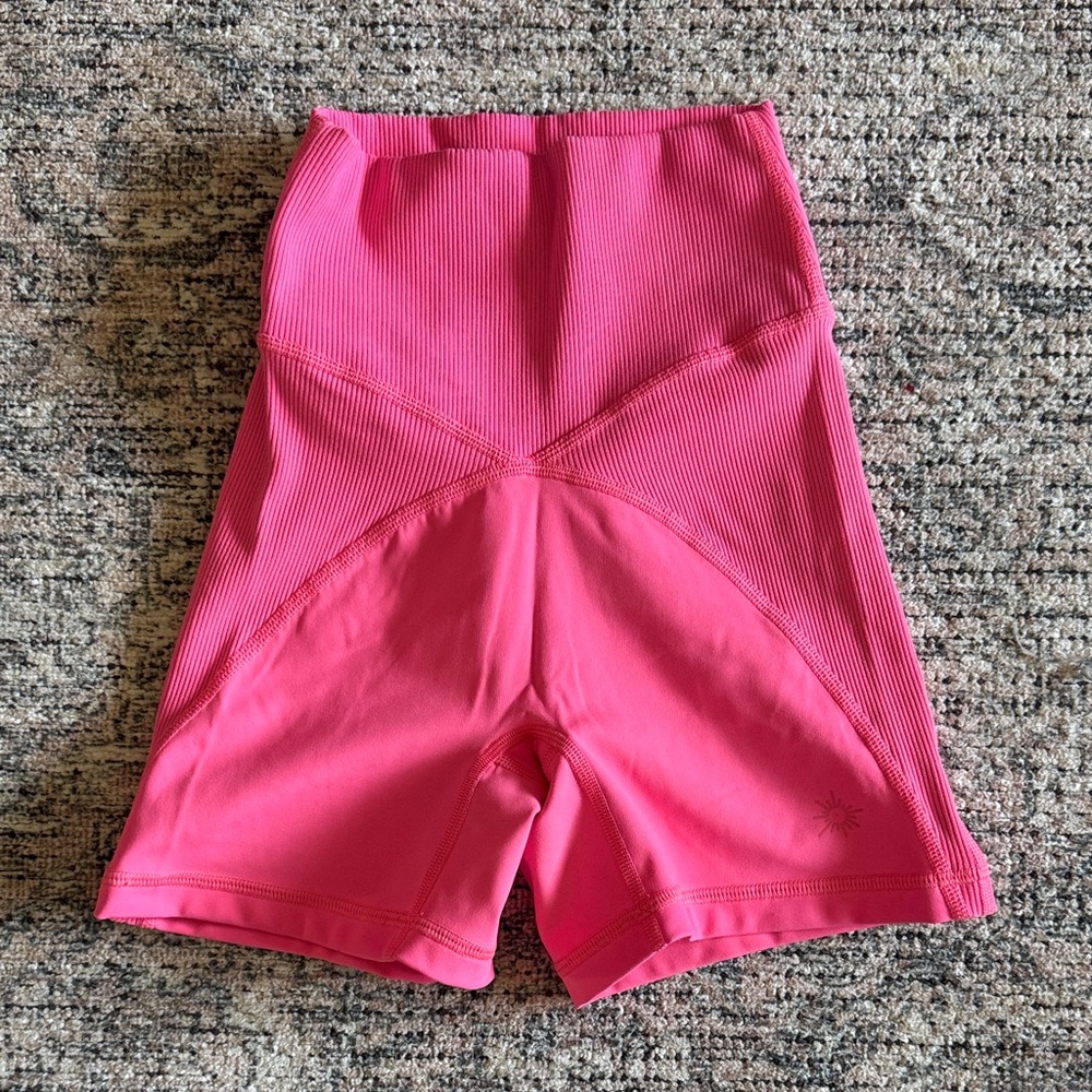 Aerie Vibrant Pink Bike Shorts